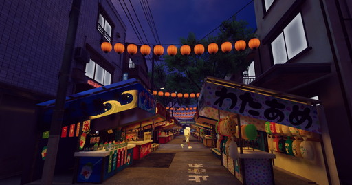 画像ギャラリー No.005のサムネイル画像 / 「楽しみそびれた夏」をVRで満喫しよう。VRChat初心者が,VR機器を使わずに「夏っぽいワールド」を体験してみた