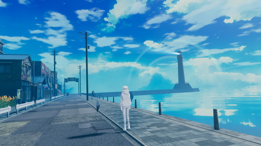 画像ギャラリー No.009のサムネイル画像 / 「楽しみそびれた夏」をVRで満喫しよう。VRChat初心者が,VR機器を使わずに「夏っぽいワールド」を体験してみた