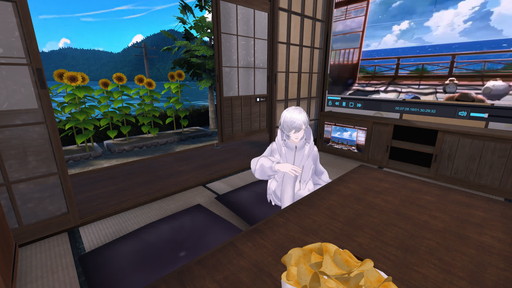 画像ギャラリー No.013のサムネイル画像 / 「楽しみそびれた夏」をVRで満喫しよう。VRChat初心者が,VR機器を使わずに「夏っぽいワールド」を体験してみた