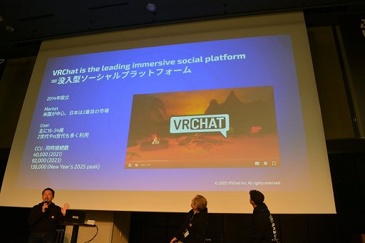 画像ギャラリー No.004のサムネイル画像 / 「VRChat」の日本のクリエイターは,ほかのすべての国を足した数より多い!? 公式が日本でビジネス向けオフラインイベントを初開催