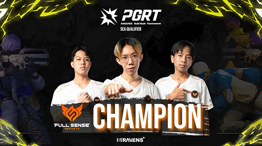 画像ギャラリー No.001のサムネイル画像 / 「PARAVOX」のグローバルeスポーツ大会「PGRT」,シンガポール地域予選大会の優勝チームが「FULL SENSE」に決定