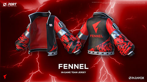 画像ギャラリー No.004のサムネイル画像 / 「PARAVOX」,賞金総額1億円のeスポーツ大会「PARAVOX GOLD RUSH TOURNAMENT」に出場する6チームのユニフォームスキンを公開