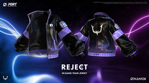 画像ギャラリー No.006のサムネイル画像 / 「PARAVOX」,賞金総額1億円のeスポーツ大会「PARAVOX GOLD RUSH TOURNAMENT」に出場する6チームのユニフォームスキンを公開