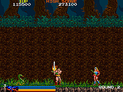 画像ギャラリー No.006のサムネイル画像 / 「アーケードアーカイブス ラスタンサーガ」,5月2日配信。1987年にタイトーから発売された横スクロールアクション