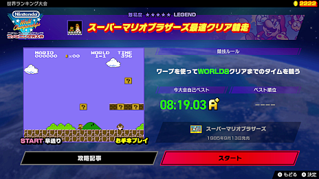 ꡼ No.006 | Nintendo World Championships եߥסΥץ쥤䡼ΥȤ臘⡼ɤǹ١LEGENDפξ餫