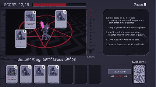 画像ギャラリー No.001のサムネイル画像 / 連続悪魔召喚でサタン降臨を目指せ! デッキ構築型カードゲーム「Burn With Me」,最新トレイラーを公開。ブラウザ上で無料でプレイ可能