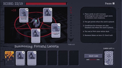 画像ギャラリー No.003のサムネイル画像 / 連続悪魔召喚でサタン降臨を目指せ! デッキ構築型カードゲーム「Burn With Me」,最新トレイラーを公開。ブラウザ上で無料でプレイ可能