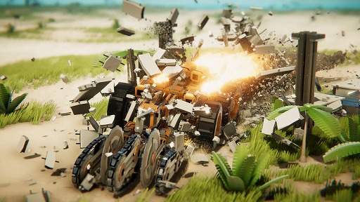 画像ギャラリー No.001のサムネイル画像 / 豪快にブッ壊せ! 重機で建物を粉々にできる物理演算マシンアクション「Instruments of Destruction」が正式リリース