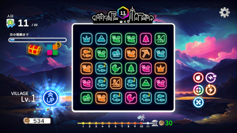 ���������꡼ No.001�Υ���ͥ������ / 3�ޥå��ѥ���ȥǥå����۷��������饤����ͻ�硣��Neon Village�ס�Steam���ȥ��ڡ������θ��Ǥ���������