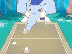 懐かしのエアホッケーにマホウ・アクションとローグライト要素を追加。「エアホッケー ゆうしゃとマホウの森」，Steamストアページを公開