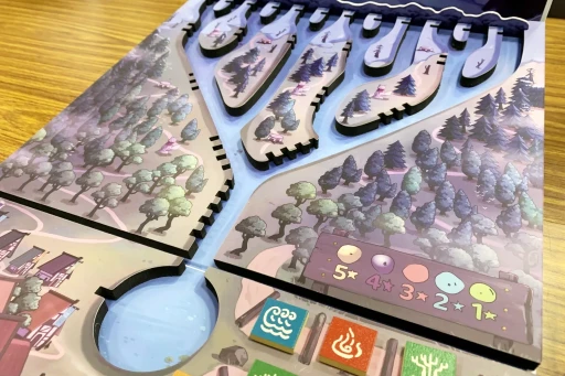 画像ギャラリー No.002のサムネイル画像 / 流れるパールを受け止めろ! 奇抜なビジュアルとシンプルかつ堅実なルールが同居したボードゲーム「12 Rivers」日本語版を紹介