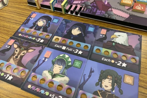 画像ギャラリー No.013のサムネイル画像 / 流れるパールを受け止めろ! 奇抜なビジュアルとシンプルかつ堅実なルールが同居したボードゲーム「12 Rivers」日本語版を紹介