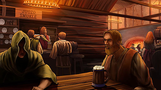 画像ギャラリー No.001のサムネイル画像 / リトアニアの近代史をテーマにしたADV「Book Smugglers」，日本語対応で配信開始。地下組織の一員として禁書を密輸し国を救おう