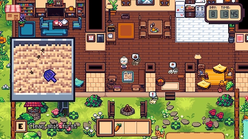 画像ギャラリー No.004のサムネイル画像 / 野良猫たちを世話する優しいおばあさんのライフシム「BabushCats」を紹介。猫とのインタラクションに加えて,餌の開発や家の拡張などにも奮闘