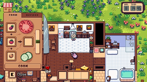 画像ギャラリー No.006のサムネイル画像 / 野良猫たちを世話する優しいおばあさんのライフシム「BabushCats」を紹介。猫とのインタラクションに加えて,餌の開発や家の拡張などにも奮闘