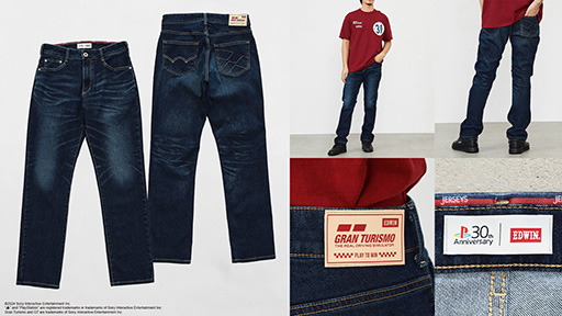 画像ギャラリー No.003のサムネイル画像 / EDWIN×PlayStationのコラボアイテム,予約販売を開始。「アストロボット」「グランツーリスモ」「Ghost of Tsushima」のアパレルも登場