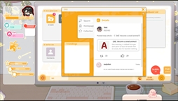 画像ギャラリー No.003のサムネイル画像 / 同人活動を疑似体験できるSLG「先生!好きです!」,Steamストアページを公開。自分だけのオタク部屋や痛バも作れる