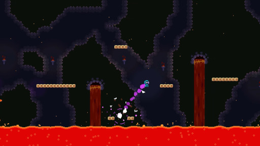 画像ギャラリー No.001のサムネイル画像 / ジャンプボタンのない横スクロールアクション「Splodey」,Steamでリリース。爆発するポーションを使って,障害物を飛び越えよう