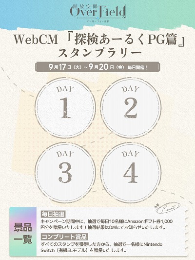 画像ギャラリー No.005のサムネイル画像 / 美しいミニチュア世界を探検するRPG「開放空間:Over Field」,WebCM第3弾「探検あーるくPG篇」を公開。各種キャンペーンも実施中