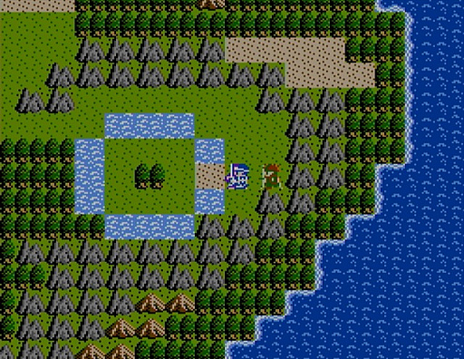 画像ギャラリー No.024のサムネイル画像 / 「ドラゴンクエストの日」記念企画。ロト三部作の舞台「アレフガルド」は,どのように姿を変えていったのか?