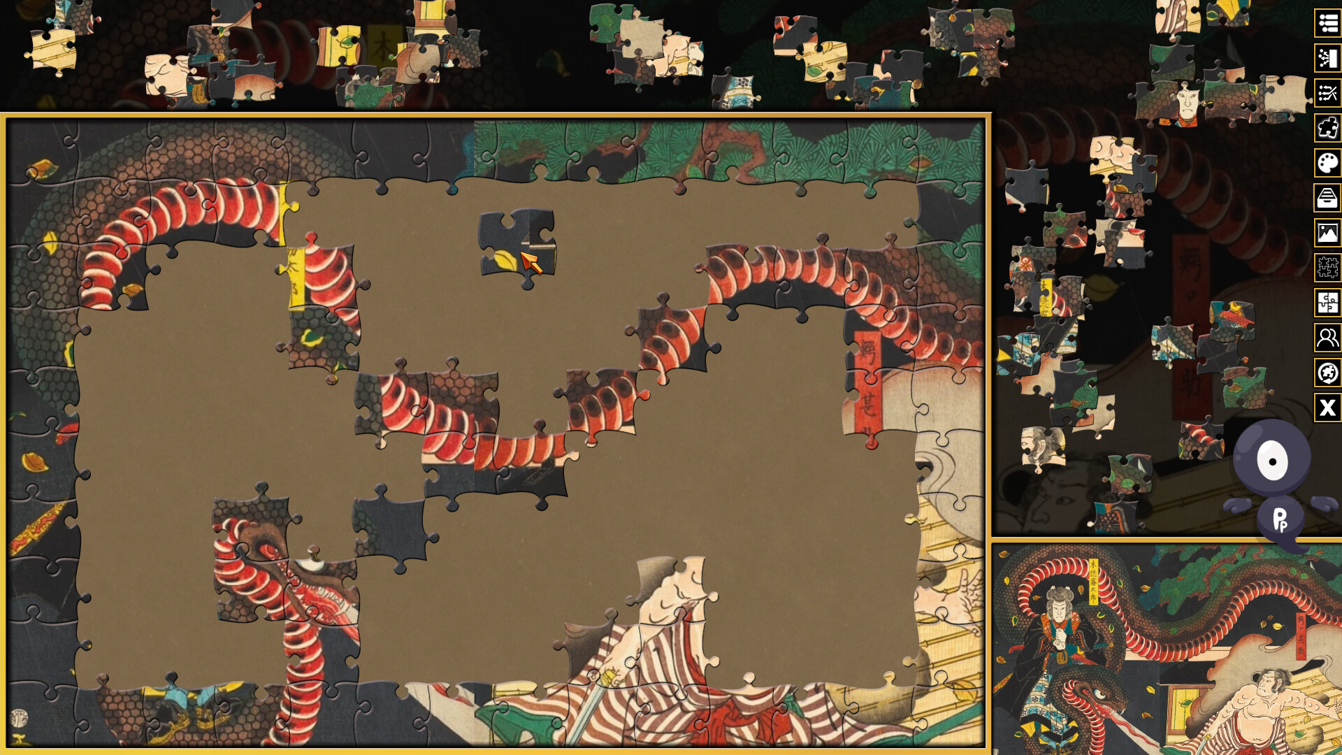 Stick E Rjigsaws Pixel Puzzles 3: Ukiyo-e Jigsaws