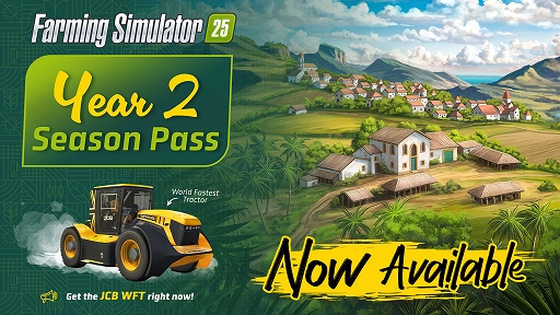 ���������꡼ No.002�Υ���ͥ������ / ��Farming Simulator 25�ס��������߷������ܿ�400���ܤ����ˡ�Year 2 Season Pass��������®�Υȥ饯����JCB WFT�ξ�������
