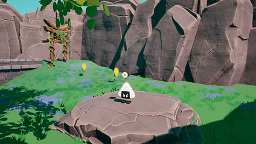 画像ギャラリー No.001のサムネイル画像 / かつて“強大な海の魔物”だった,ちっぽけなおにぎりが冒険するゲーム「OBAKENORI」,Steamストアページを公開