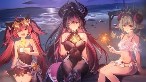画像ギャラリー No.061のサムネイル画像 / 「NTE」に夏がやってきた! Ver.1.3「霧月夜に星還りて」で「残虹」実装。水着もビーチバレーもアウトドアも,霧の巣での最終決戦も。1つのアプデにてんこ盛り【PR】