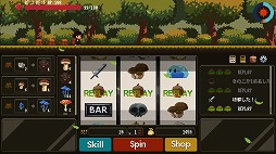 画像ギャラリー No.004のサムネイル画像 / スロットで役を揃えて攻撃する戦闘RPG「JACKPOISON」,Steamストアページを公開