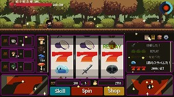 画像ギャラリー No.005のサムネイル画像 / スロットで役を揃えて攻撃する戦闘RPG「JACKPOISON」,Steamストアページを公開