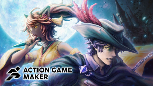 画像ギャラリー No.001のサムネイル画像 / 「ACTION GAME MAKER」，1周年記念アップデート「バージョン1.3」をリリース。背景に3Dモデルを使って2.5Dゲームを制作可能に