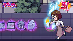 画像ギャラリー No.002のサムネイル画像 / “ムカつくヤツらの幻影”を己の拳で破壊するリズムゲーム「マジギレ限界OLちゃん」,2025年内にSteamでリリース決定