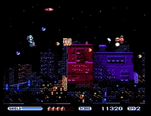 画像ギャラリー No.007のサムネイル画像 / ファミコン向けの新作シューティング! ロボットと飛行形態を使い分けて巨大なボスに挑む「超翼戦騎エスティーク」