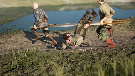 画像ギャラリー No.008のサムネイル画像 / 担架で運ぶには険しすぎる道で病人を運ぶ「STRETCHER MEN」,本日Steamでリリース