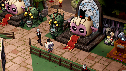 画像ギャラリー No.004のサムネイル画像 / 「ツーポイントミュージアム」,「Cult of the Lamb」とのコラボコンテンツを無料アップデートで配信開始。教団を築いて博物館を発展させよう