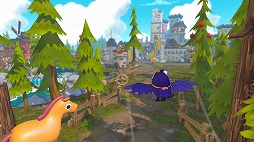 画像ギャラリー No.008のサムネイル画像 / フンを落としたり,盗みをしたりで大忙し。3Dアクション「カラスのおしごと」,PC/Xbox/Switch向けにリリース