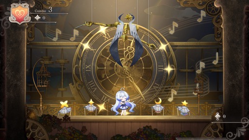 画像ギャラリー No.002のサムネイル画像 / リズムアクション「Nientum - Op. ZERO」,PC/Android向け正式版をリリース。記憶を失った2人の少女の物語がついに完結