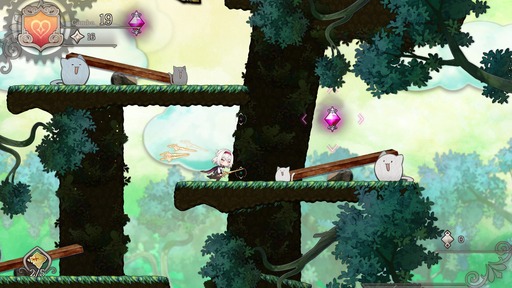 画像ギャラリー No.003のサムネイル画像 / リズムアクション「Nientum - Op. ZERO」,PC/Android向け正式版をリリース。記憶を失った2人の少女の物語がついに完結