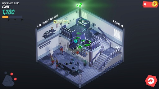 画像ギャラリー No.005のサムネイル画像 / レイオフを経験したスタジオが手がけるオフィス破壊復讐アクション「Office Fight」,本日21:00にSteamでリリース