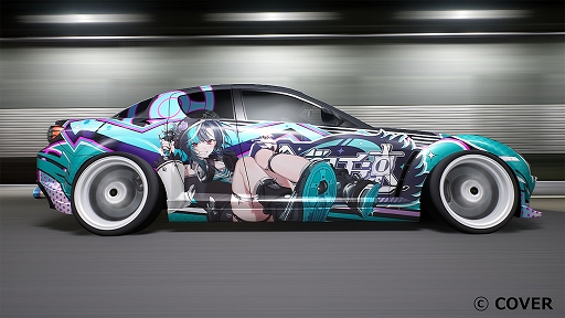 画像ギャラリー No.005のサムネイル画像 / 「首都高バトル」,VTuber輪堂千速さんとのコラボを発表。MAZDA RX-8がベースのカスタマイズカー「CHIHAYA」で登場