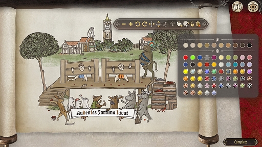 画像ギャラリー No.006のサムネイル画像 / 中世の芸術家となり，さまざまな挿絵を組み合わせて写本を作り上げよう。「Scriptorium: Master of Manuscripts」，Steamで配信開始