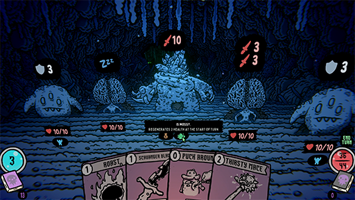 画像ギャラリー No.002のサムネイル画像 / キノコを倒し調理しながらダンジョンを探索するデッキ構築型ローグライク「Shroom and Gloom」,プロトタイプ版を無料配信中