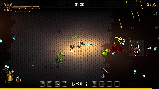 画像ギャラリー No.002のサムネイル画像 / レトロなグラフィックスでダークファンタジー世界を描くアクションRPG「ソウルハンター〜血の輪舞」,本日正式リリース