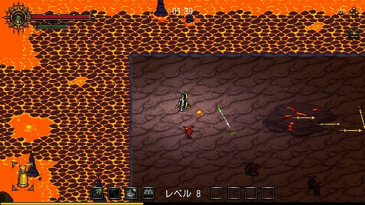 画像ギャラリー No.008のサムネイル画像 / レトロなグラフィックスでダークファンタジー世界を描くアクションRPG「ソウルハンター〜血の輪舞」,本日正式リリース