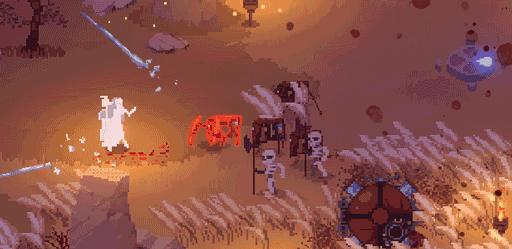 画像ギャラリー No.002のサムネイル画像 / リスクを乗り越え,強力な魔法を叩き込め! キビキビと動くドットアートが魅力のローグライトアクション「ストームエッジ」本日発売