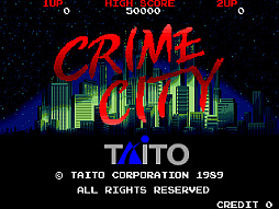 画像ギャラリー No.001のサムネイル画像 / 「アーケードアーカイブス クライムシティ」,9月19日配信。1989年にタイトーから発売されたアクションゲーム