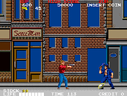 画像ギャラリー No.002のサムネイル画像 / 「アーケードアーカイブス クライムシティ」,9月19日配信。1989年にタイトーから発売されたアクションゲーム