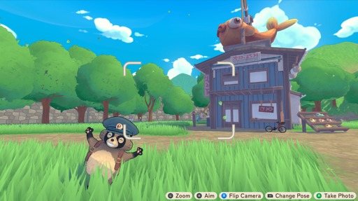 画像ギャラリー No.003のサムネイル画像 / タヌキが田舎町を駆け抜け荷物を配達する「TANUKI: Pon's Summer」,デモ版をSteamで公開。BMXトリックから村人との交流などを体験できる