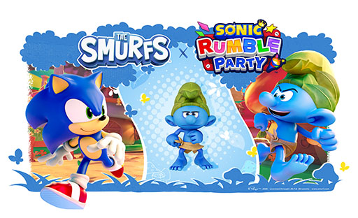 画像ギャラリー No.001のサムネイル画像 / 「ソニックランブル パーティ」，スマーフとのコラボイベントを4月15日まで開催