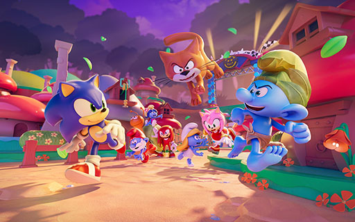 画像ギャラリー No.011のサムネイル画像 / 「ソニックランブル パーティ」，スマーフとのコラボイベントを4月15日まで開催